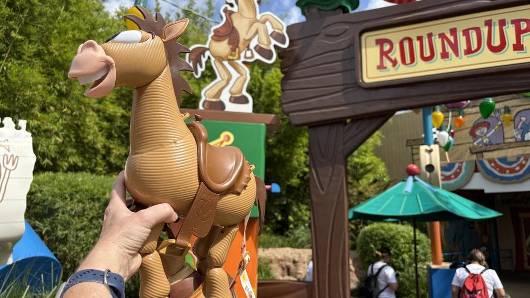 PHOTOS: 'Toy Story' Bullseye Popcorn Bucket Arrives at Walt Disney World