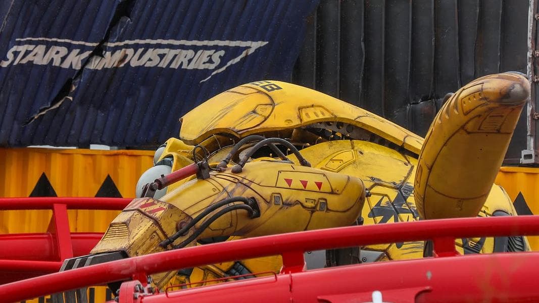 Giant Spider-Bot Arrives at Shanghai Disney Resort's Spider-Man Land