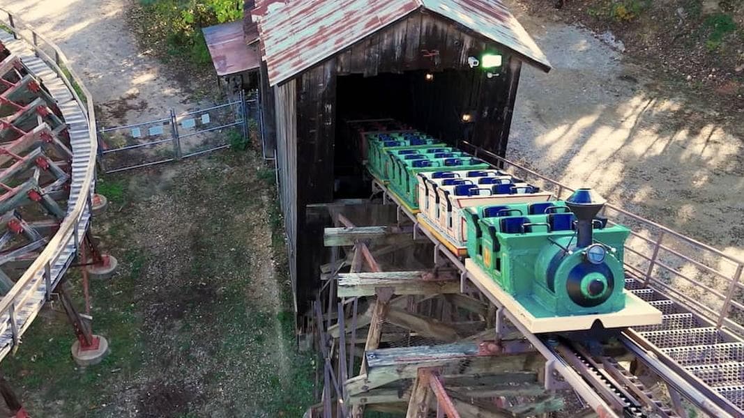 Another Arrow roller coaster comes to the end of its run