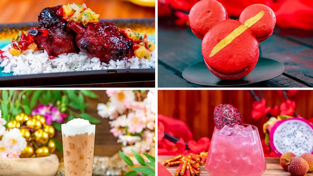 Full Menus Revealed for Lunar New Year 2025 Marketplaces at Disneyland Resort