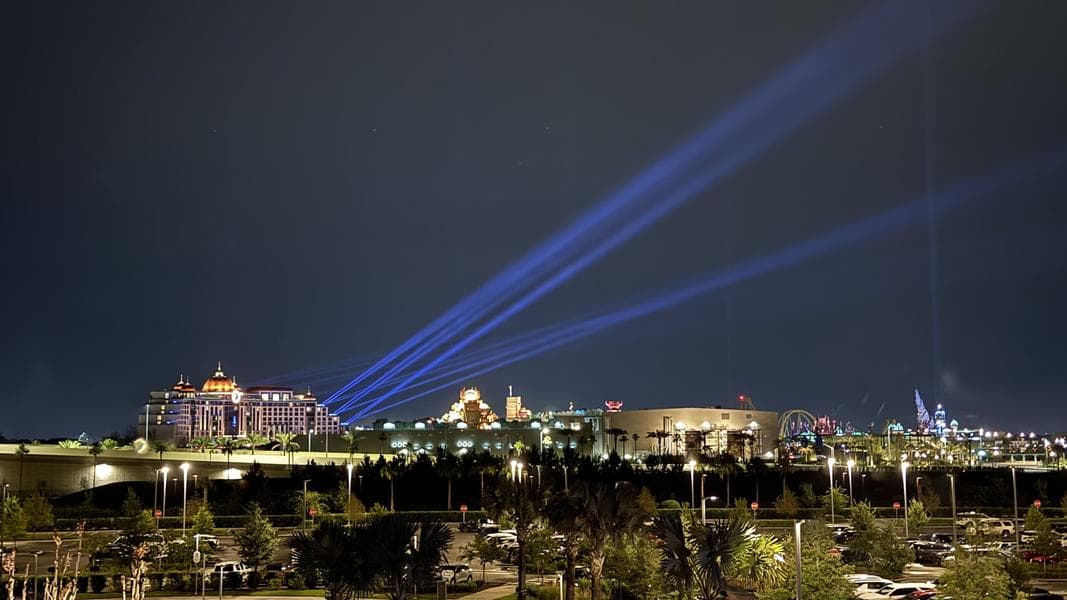 VIDEO: Celestial Goodnight Tests Without Fireworks at Epic Universe