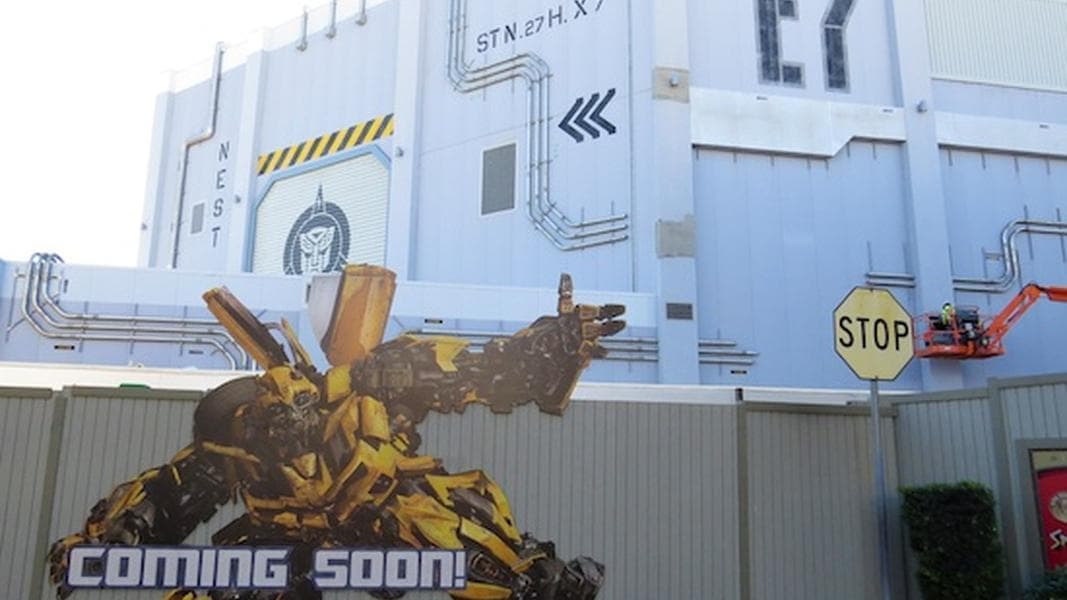 Universal Studios Florida construction update – Simpsons, Potter and Transformers rising