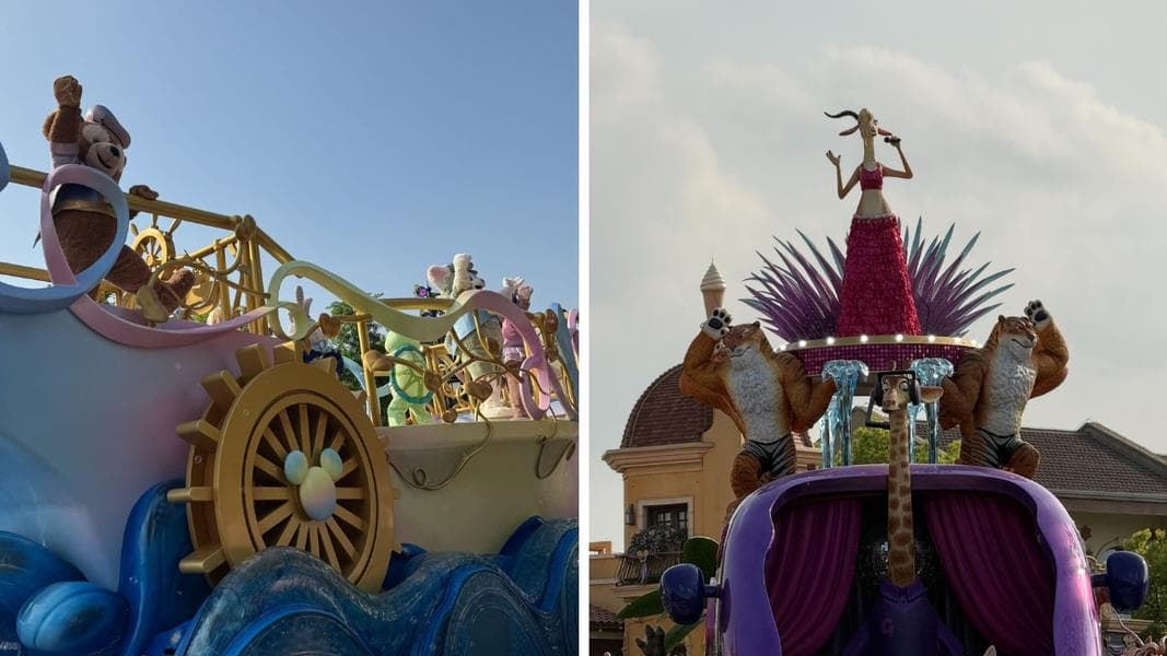 PHOTOS & VIDEO: FriendSHIP! Duffy & Friends Pre-Parade and Zootopia Float in Mickey’s Storybook Express Parade at Shanghai Disneyland