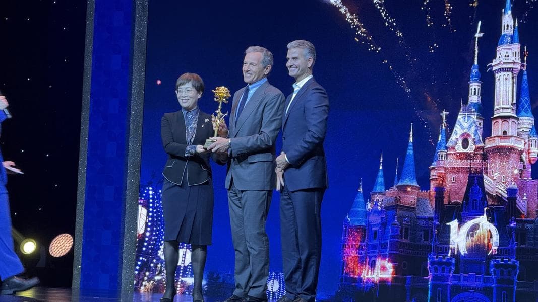 Josh D’Amaro and Bob Iger Take the Stage at Shanghai Disney Resort 10th Anniversary Presentation