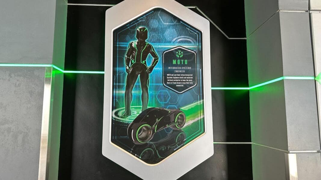 Team Green Posters Have New Characters in TRON Lightcycle Run Post-Show