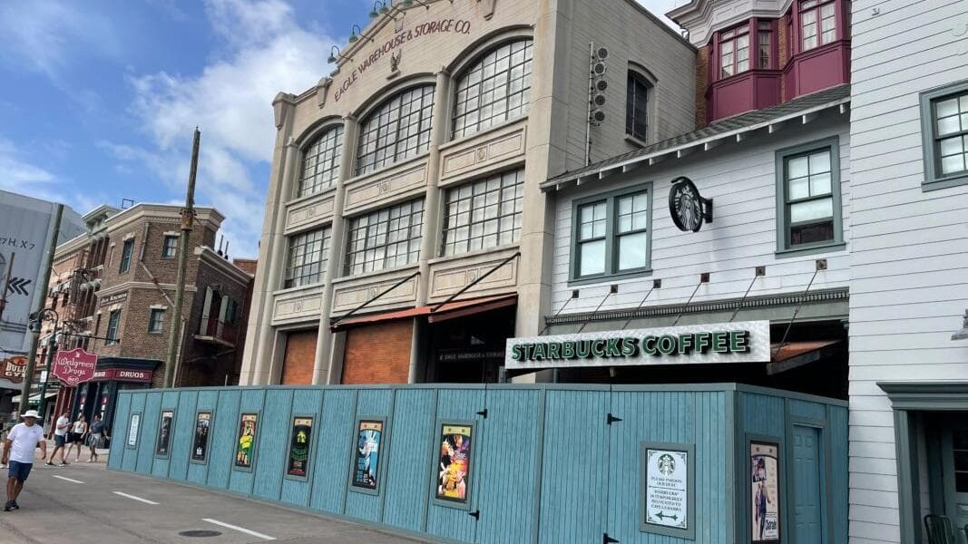 PHOTOS: Starbucks Moves to a New Temporary Location at Universal Studios Florida