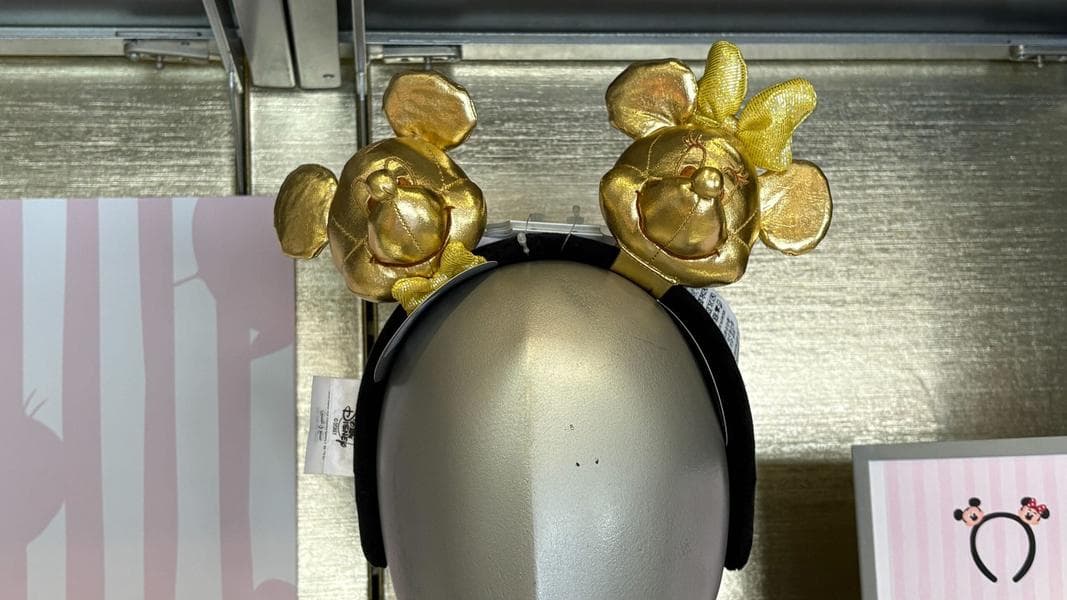 Be Golden with Mickey & Minnie Create Your Own Headband Plush at Disney World