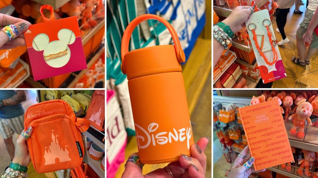 Full List With Prices of Orange 'Park Hopper' Logo Mania Collection at Walt Disney World