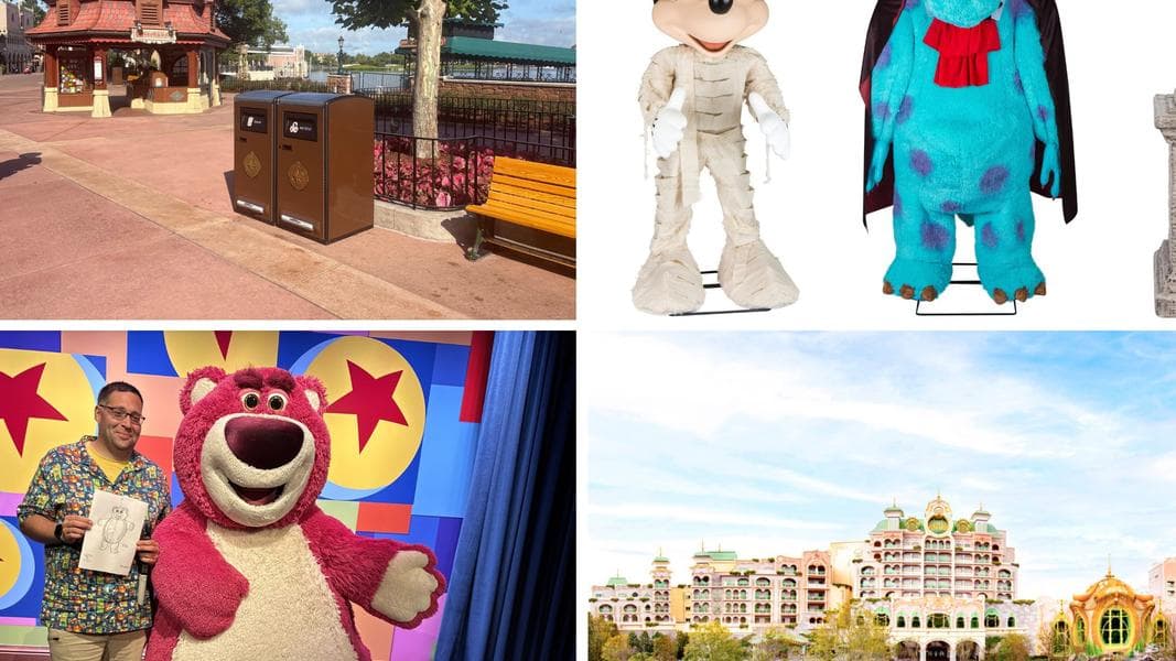 Solar-Powered Trash Cans Continue to Arrive in EPCOT - in Today's Daily Recap for 6/13/2026