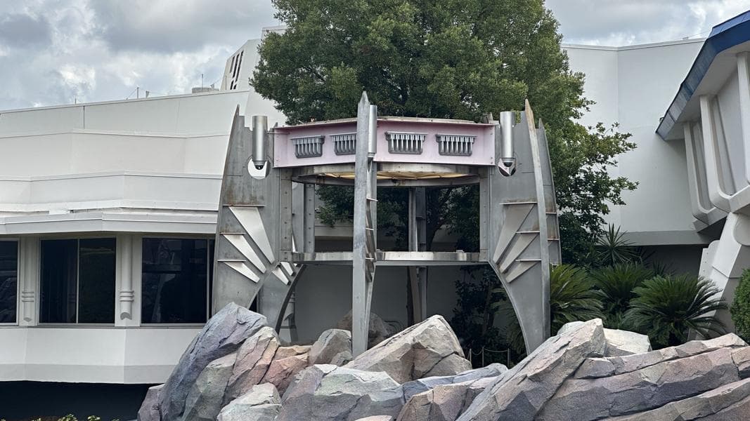 Roof Removed From 1994 Tomorrowland Tower at Magic Kingdom