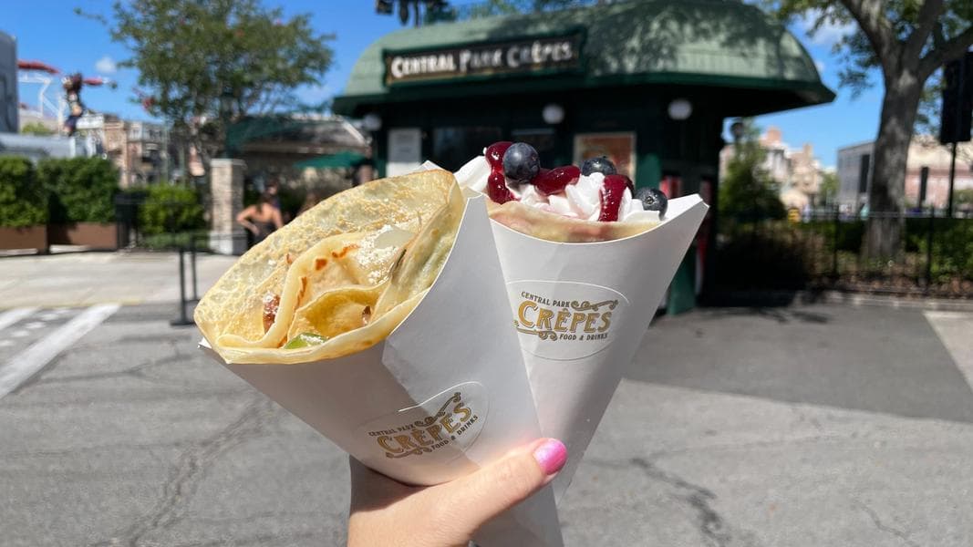 REVIEW: Delicious Sweet Vegan Berry and Savory Pork Carnitas Crêpes Arrive for Summer at Universal Studios Florida
