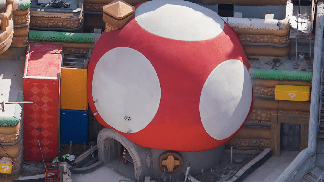 Epic Universe construction update: Toadstool Café in Super Nintendo World preps for diners