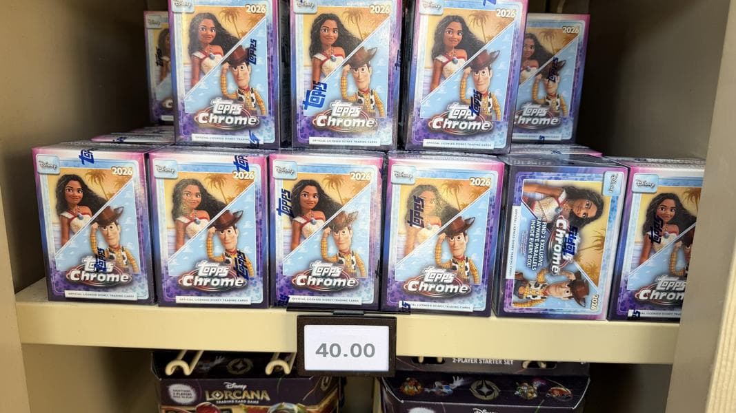 Toy Story, Moana, High School Musical, and More Featured in Topps Chrome Sets at Disneyland