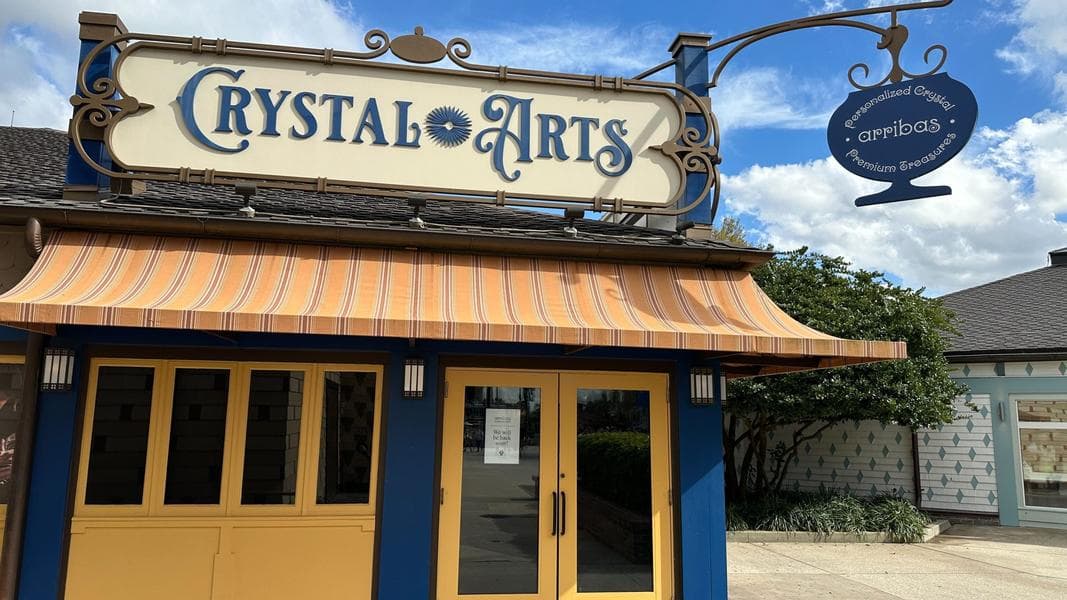 Crystal Arts at Disney Springs Closed for Refurbishment, New Additions