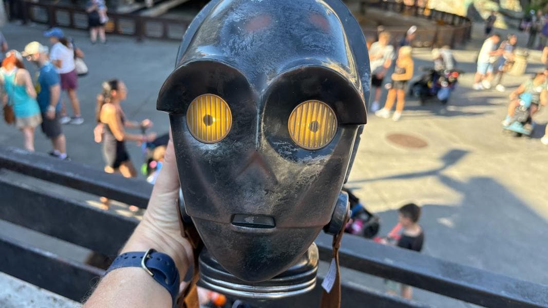 Salvaged Protocol Droid Bucket Uncovered at Walt Disney World