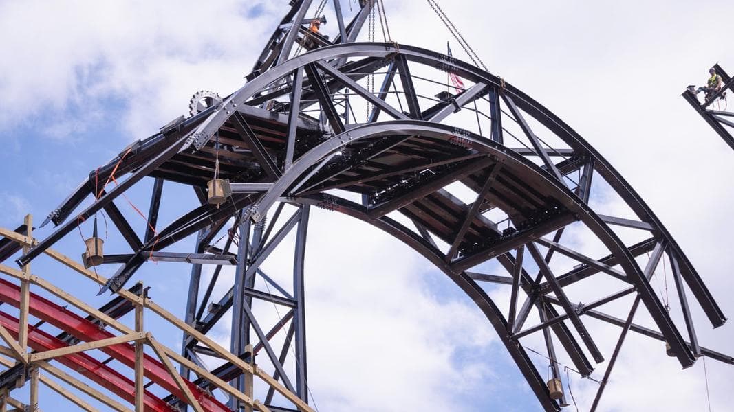 Wildcat’s Revenge Topped Off and More Construction Photos