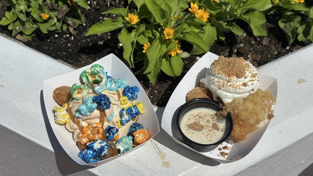 REVIEW: Caramel Popcorn and Apple-Caramel Churro Bites are a Unique Twist on Churros at EPCOT