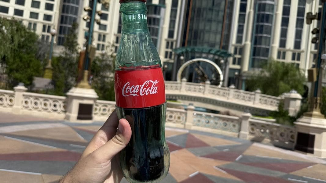 Kaleidoscope Souvenir Coke Bottle Available at Universal Epic Universe
