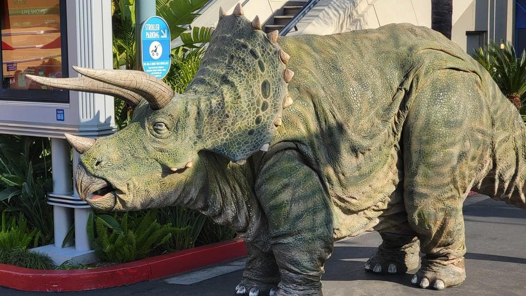 PHOTOS: Meet a Triceratops in Jurassic World at Universal Studios Hollywood