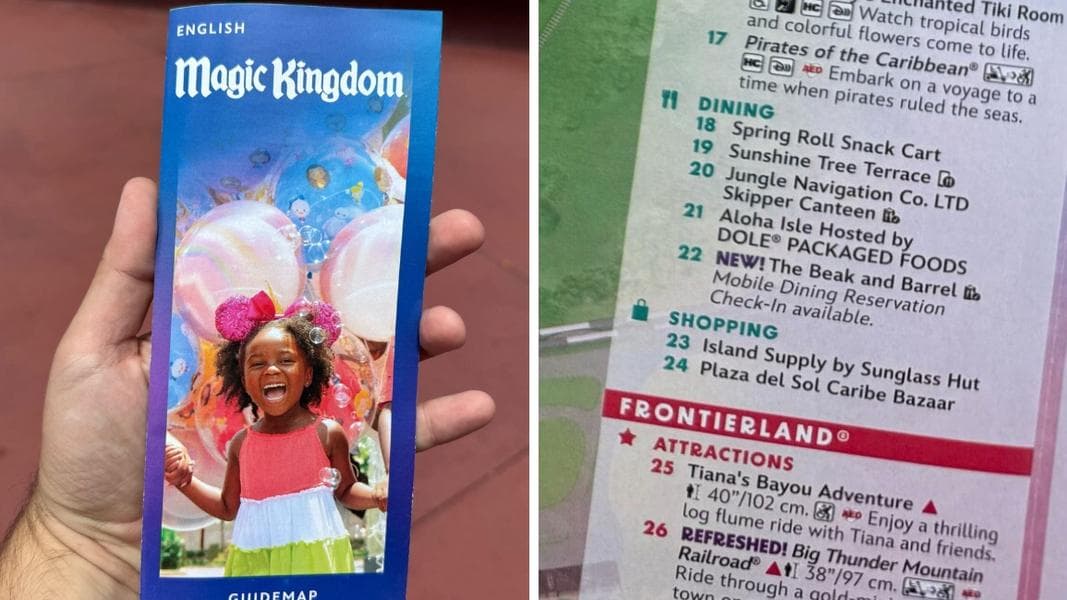 New Guidemap Arrives at Magic Kingdom Featuring Big Thunder Mountain Railroad