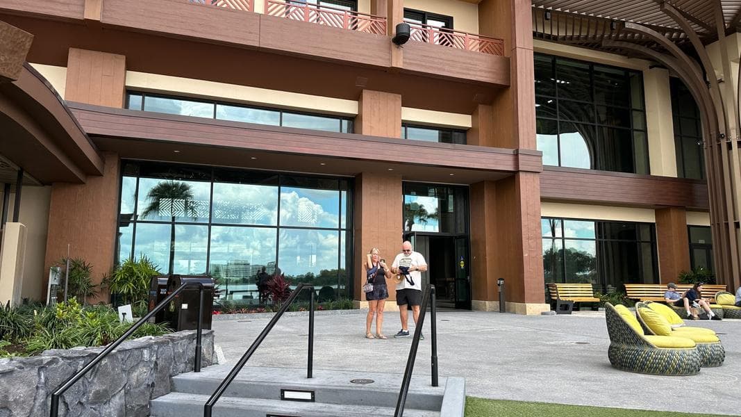 Construction Complete on New Island Tower Window at Disney’s Polynesian Resort
