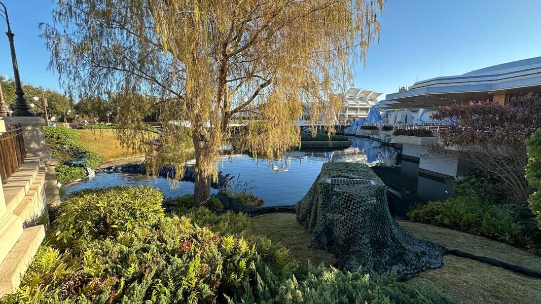 Cinderella Castle Moat Draining Begins at Magic Kingdom