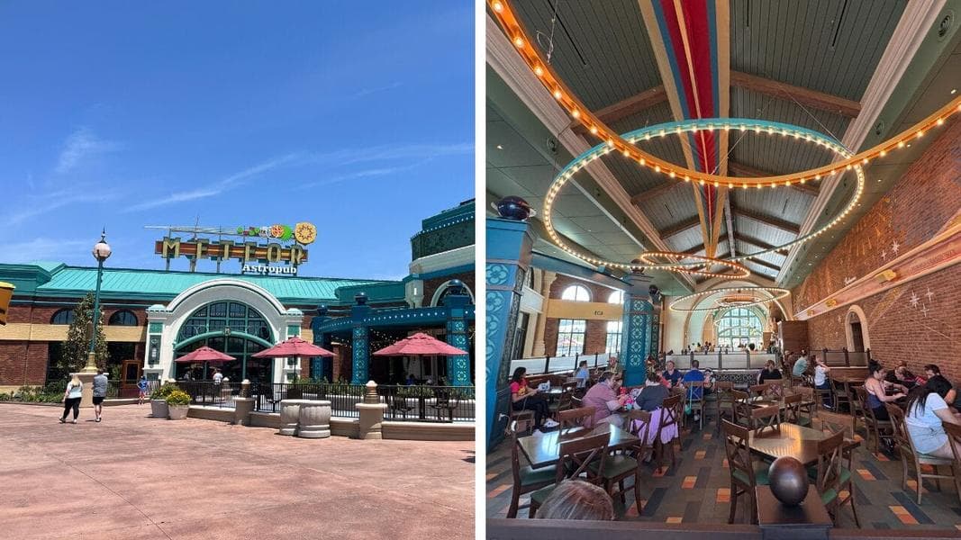 Take a Tour of Meteor Astropub in Celestial Park at Epic Universe