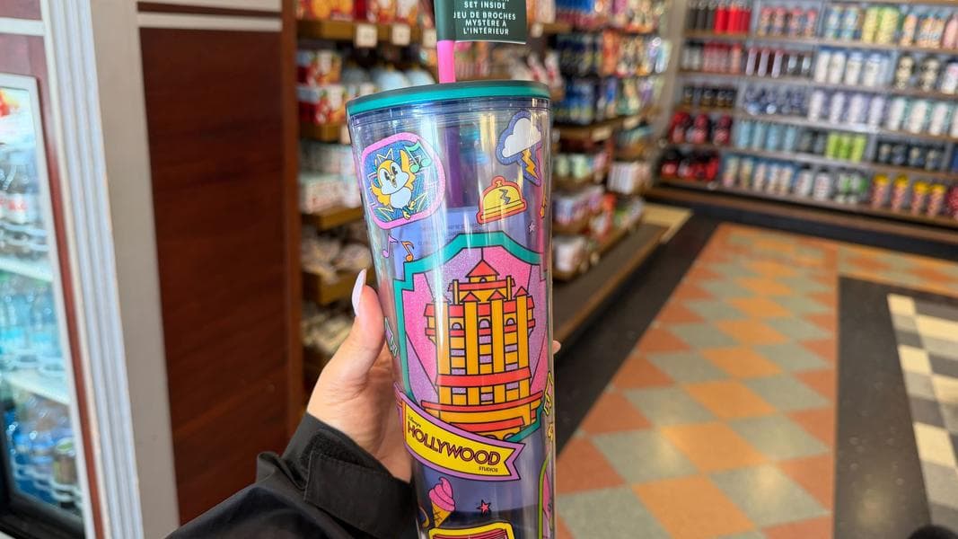 New Version of Disney’s Hollywood Studios Starbucks Tumbler With Mystery Pins