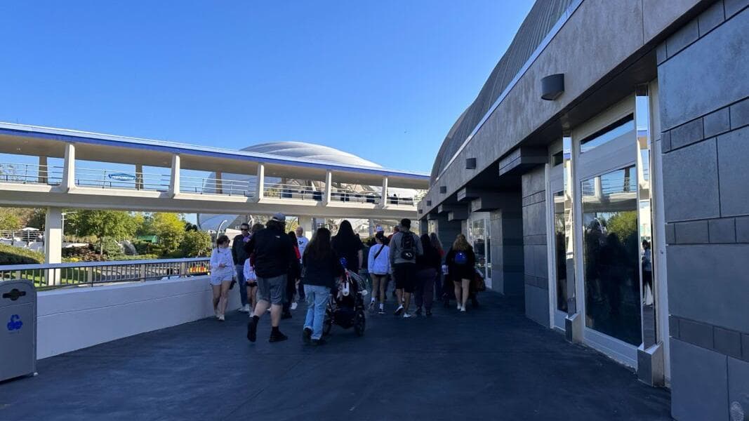 TRON Lightcycle Run Walkway Next to Tomorrowland Launch Depot Opens to All Guests