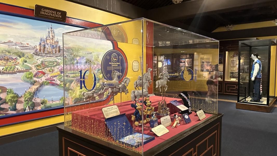 Shanghai Disney Resort 10th Anniversary Display at China Pavilion in EPCOT