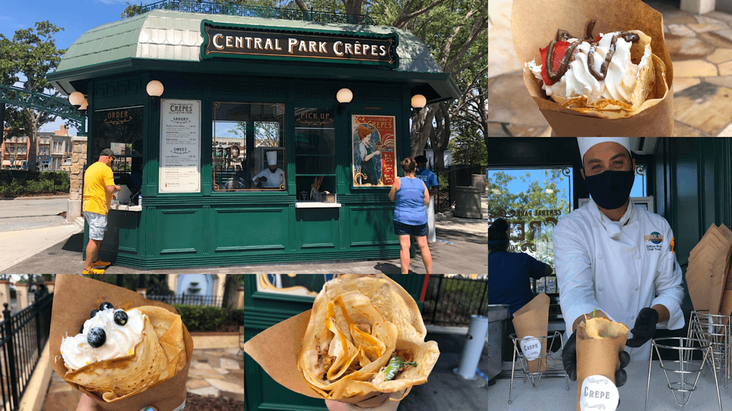PHOTOS, REVIEW: We Try Every Sweet and Savory Crepe at the NEW Central Park Crepes, Now Open at Universal Studios Florida