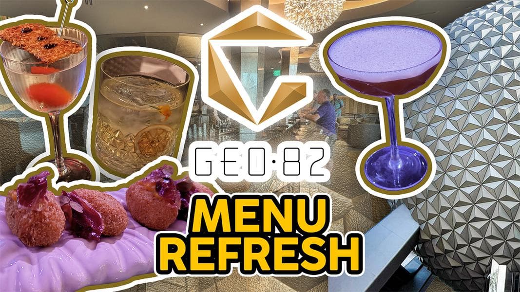 REVIEW: Updated Cocktails & Small Bites at GEO-82 Spaceship Earth Bar in EPCOT