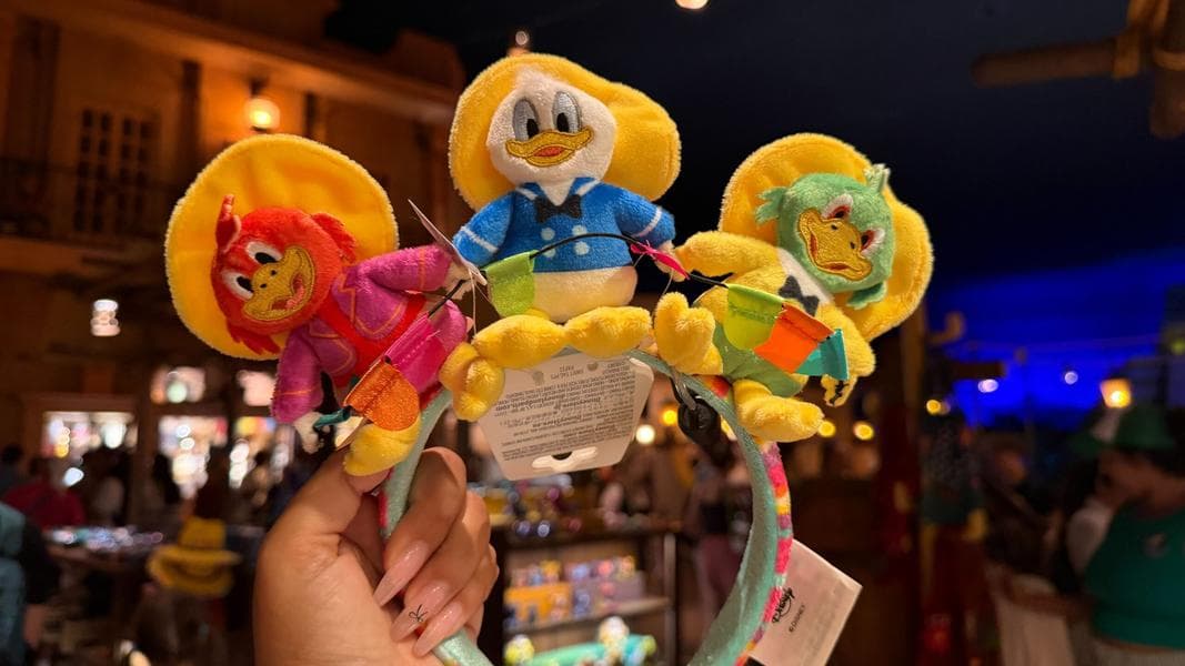 Three Caballeros Plush Headband at Walt Disney World