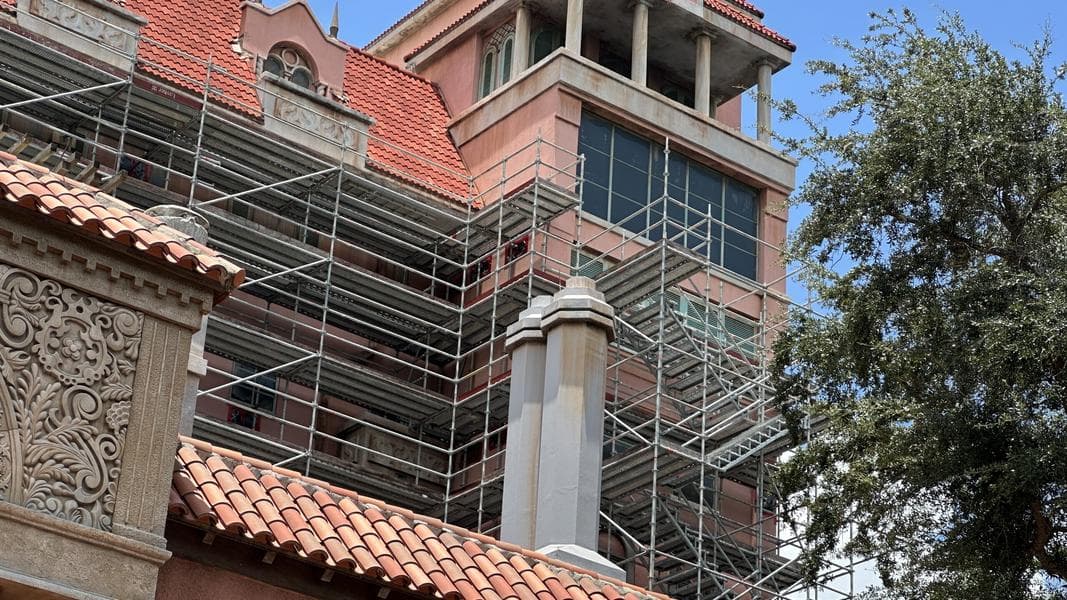 Tower of Terror Scaffolding Expands at Disney's Hollywood Studios