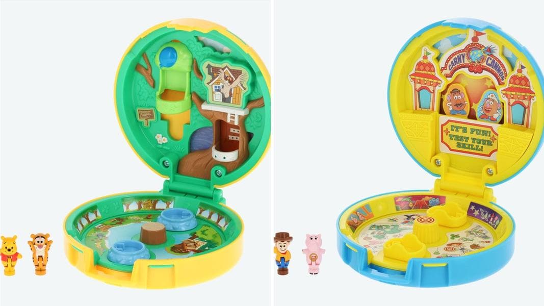 New Polly Pocket-Style Pooh’s Hunny Hunt and Toy Story Mania Toys Coming to Tokyo Disney