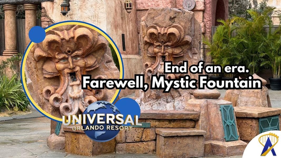 Mystic Fountain at Islands of Adventure expected to close soon
