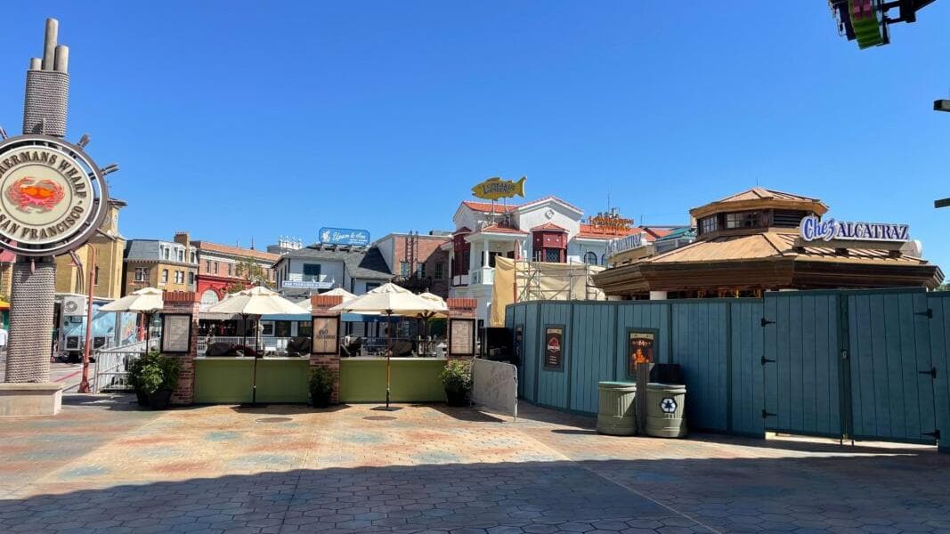 Temporary Bar Set Up During Chez Alcatraz Refurbishment