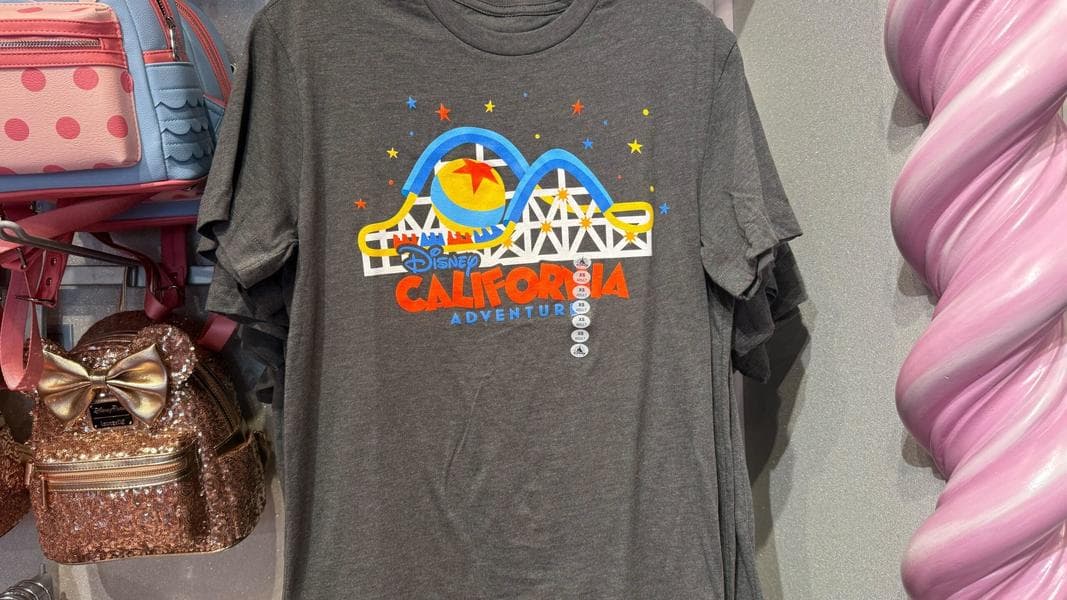 Disney California Adventure T-Shirt Features Incredicoaster