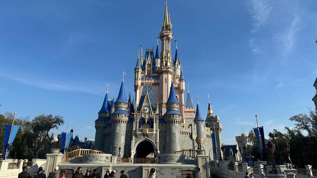 Construction Vehicles Arrive at Magic Kingdom for Cinderella Castle Painting