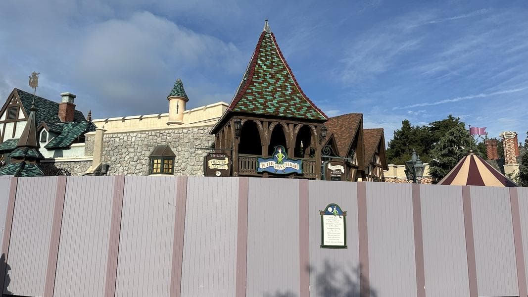 Peter Pan’s Flight closing at the end of August 2026 for refurbishment
