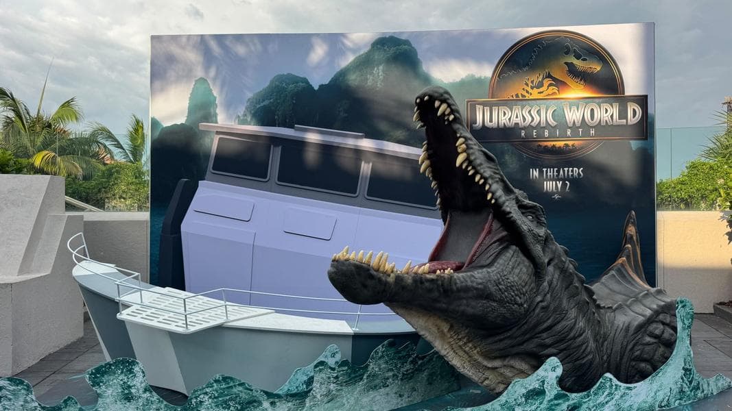 ‘Jurassic World Rebirth’ Decorations & Spinosaurus Photo Op in Universal Islands of Adventure