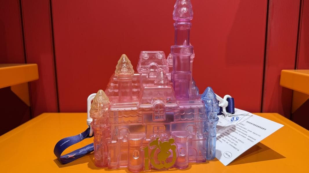 Shanghai Disneyland 10th Anniversary Rainbow Castle Popcorn Bucket