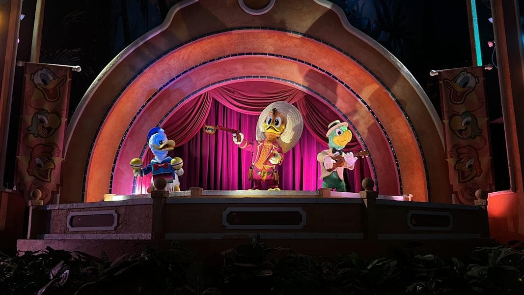 Three Caballeros Animatronics Refreshed at EPCOT