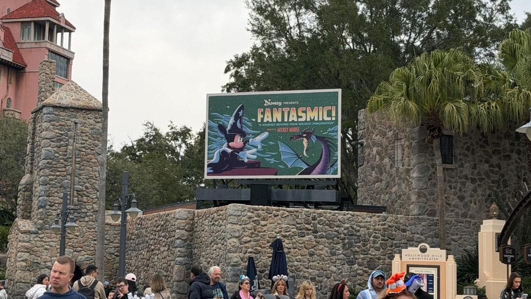 Fantasmic Billboard Updated in Disney’s Hollywood Studios